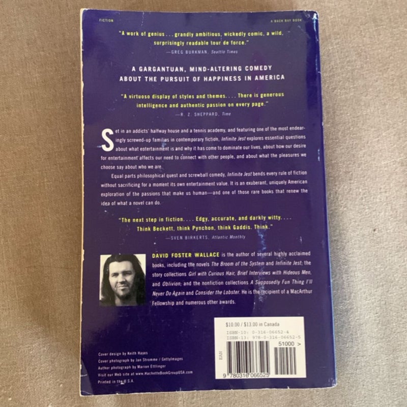INFINITE JEST- Anniversary Edition Trade Paperback 
