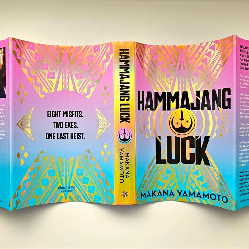 Hammajang Luck SIGNED by Makana Yamamoto Illumicrate Special Edition Endpaper Artwork NEW