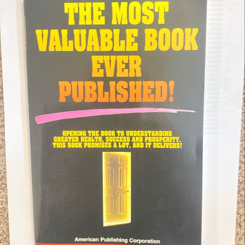 The Most Valuable Book Ever Published