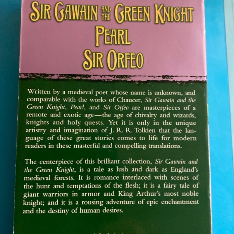 Sir Gawain and the Green Knight, Pearl, Sir Orfeo