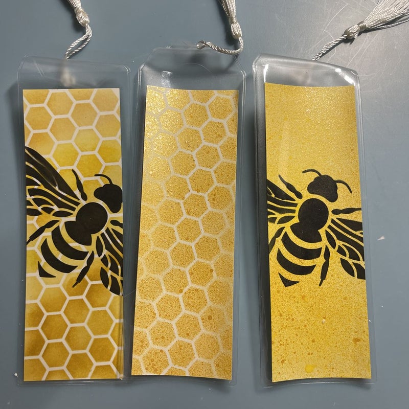 Set of 3 Handmade Bookmarks