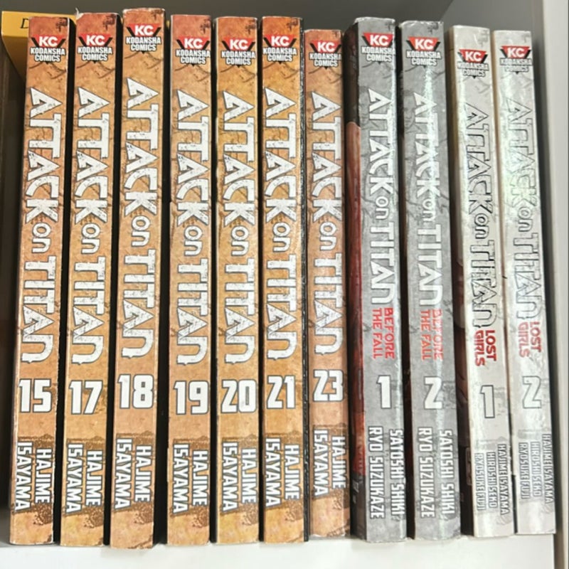 Attack on Titan vols 1-23