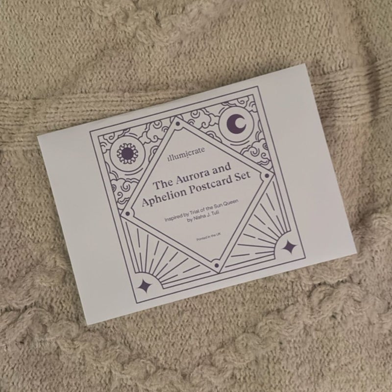 Trial of the Sun Queen postcard set (Illumicrate exclusive)