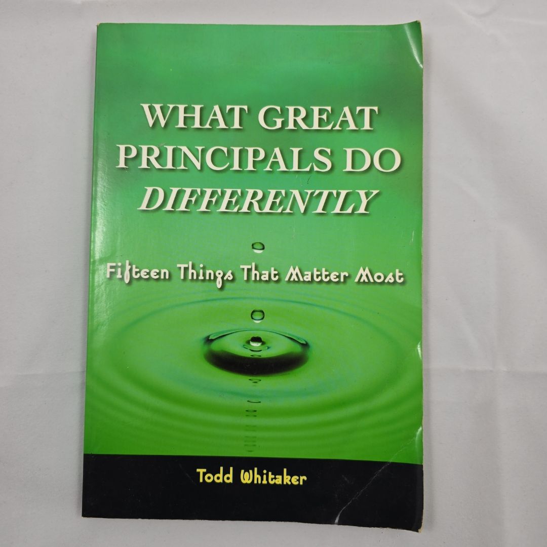 What Great Principals Do Differently