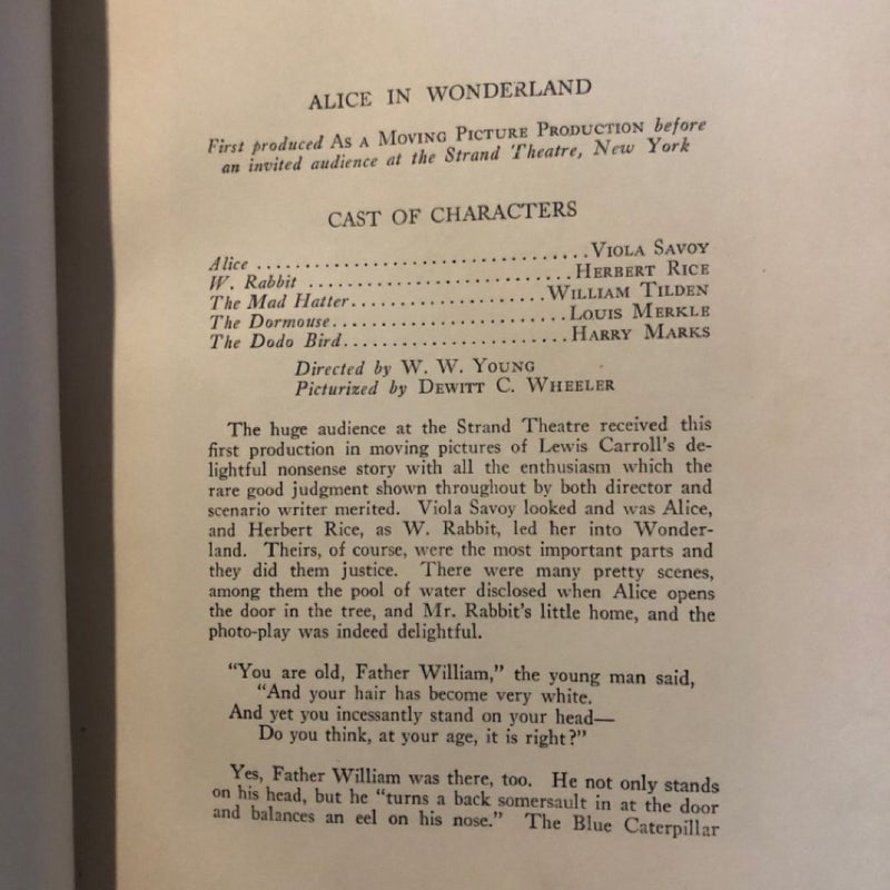 1916 Alice’s Adventures & Through the looking glass