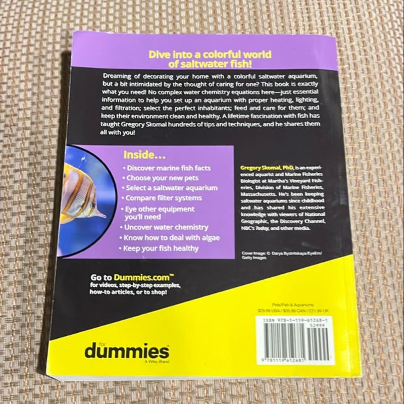 Saltwater Aquariums for Dummies