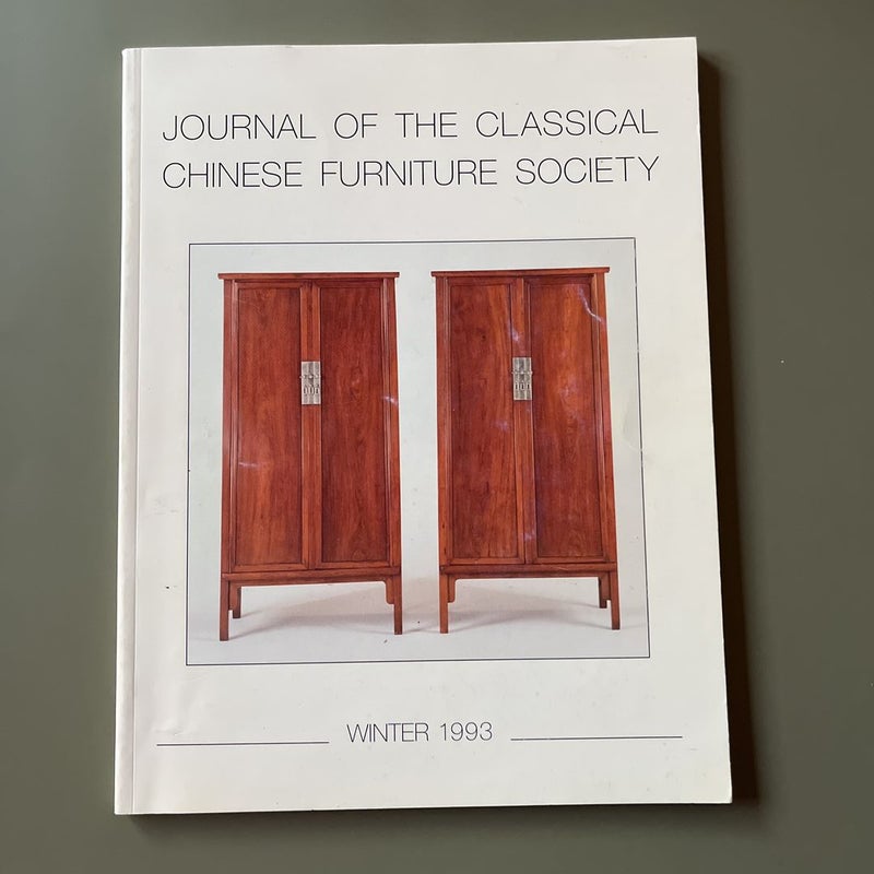 Journal of the Classical Chinese Furniture Society