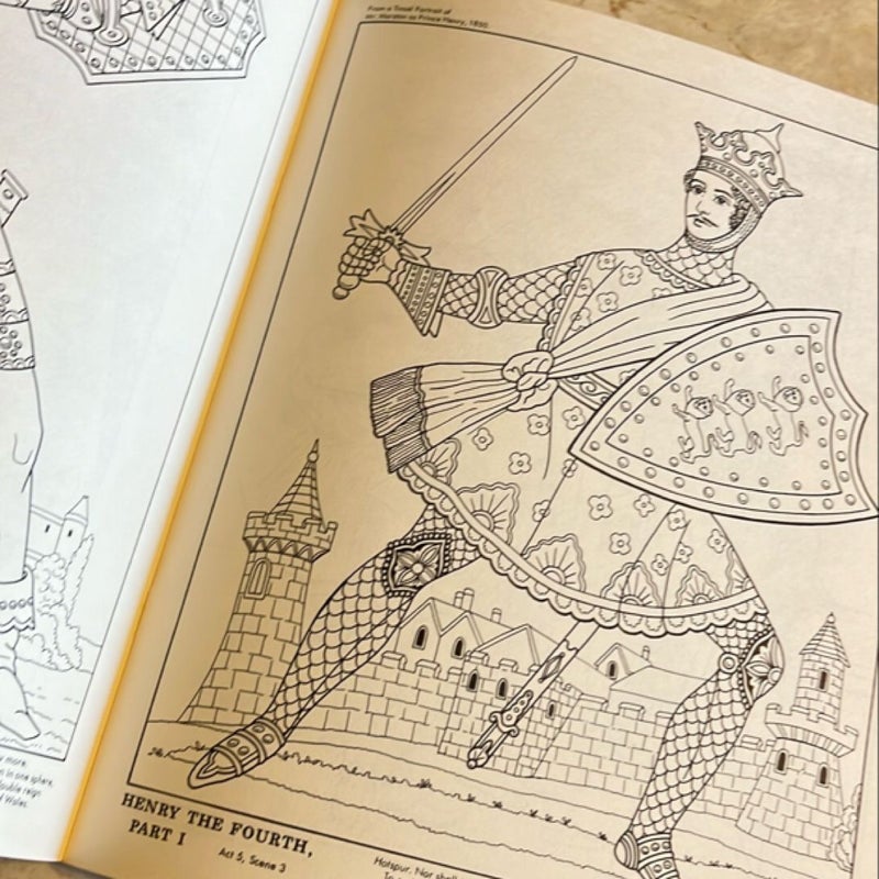 A Shakespeare Coloring Book