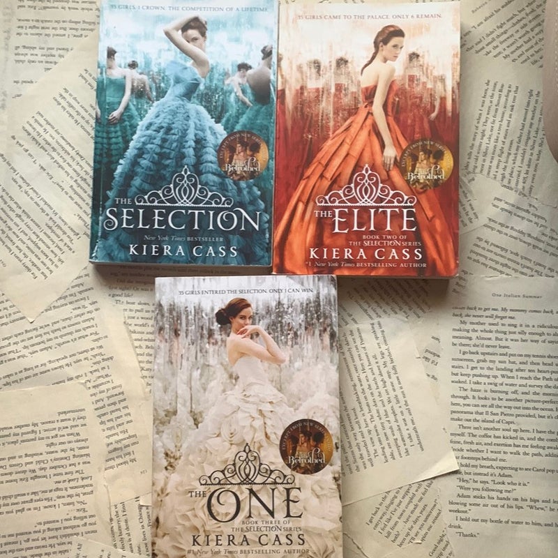 The Selection series book #1, #2, #3