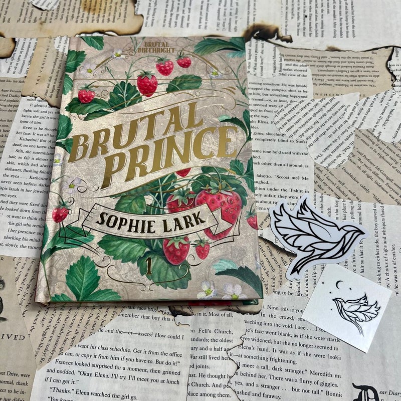 *SPECIAL EDITION* BRUTAL PRINCE SOPHIE LARK**SPRAYED EDGES*ILLUSTRATED 