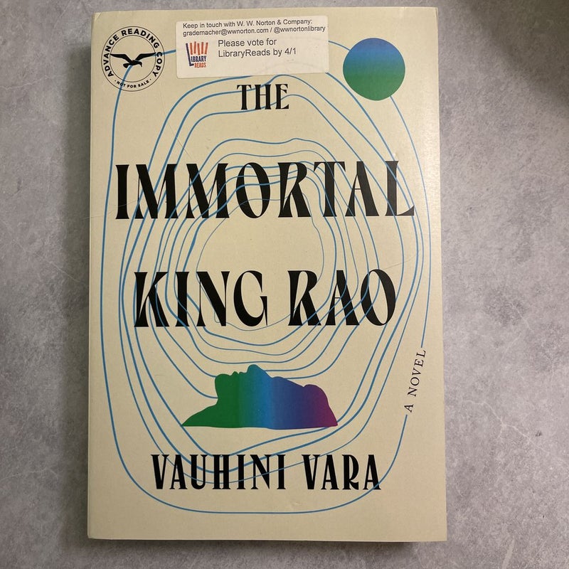 The Immortal King Rao ARC