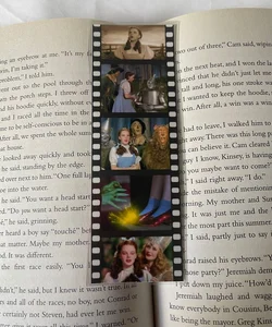 The Wizard of Oz film strip bookmark