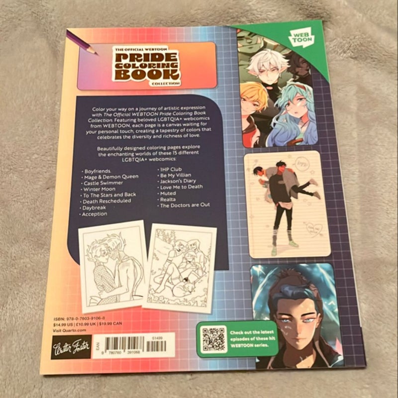The Official WEBTOON Pride Coloring Book Collection