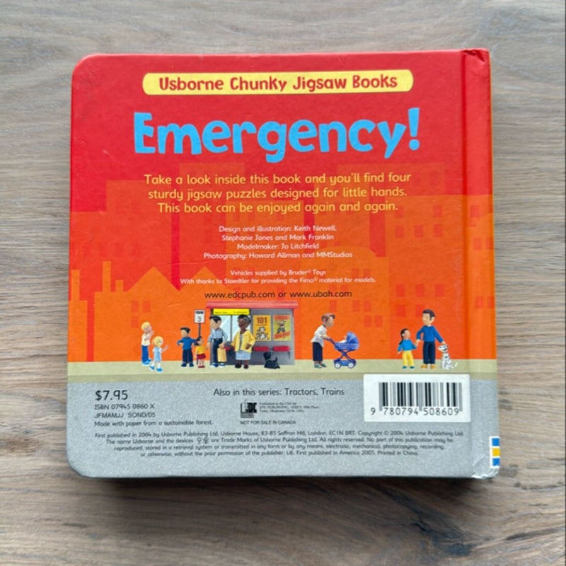 Emergency! Chunky Jigsaw Book