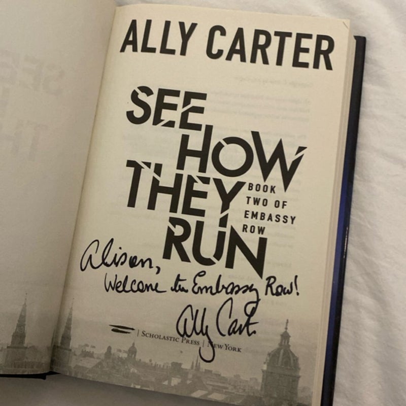 See How They Run (Embassy Row, Book 2) *signed*
