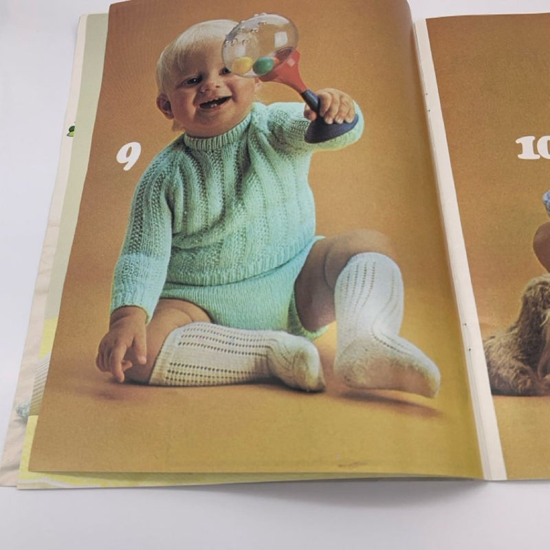 Vtg. Hand Knit Designes FAIRY TALE BABY BOOK by Susan Bates for Babies Up to 3 