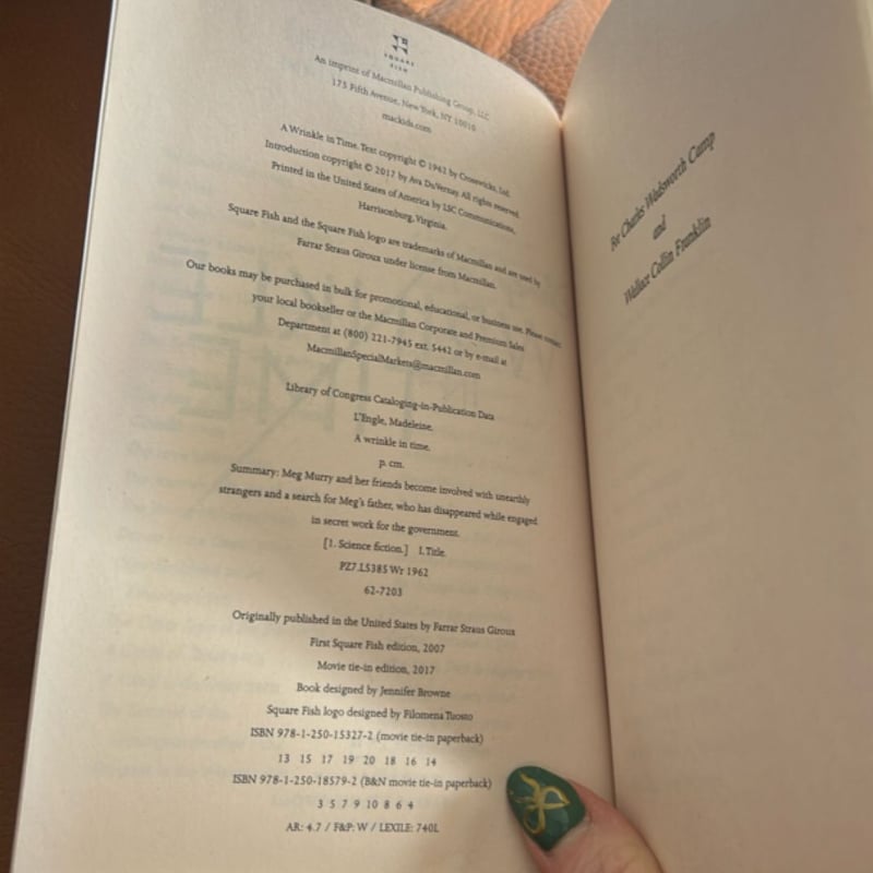 A Wrinkle in Time Movie Tie-In Edition