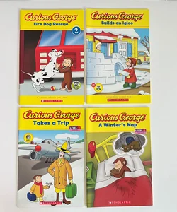 Curious George Early Level Readers, 4 books
