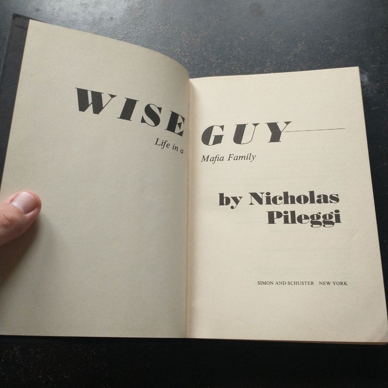 Wiseguy (Goodfellas) First Edition-second pressing