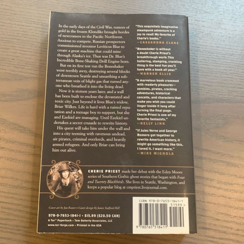 Boneshaker: the Clockwork Century 1