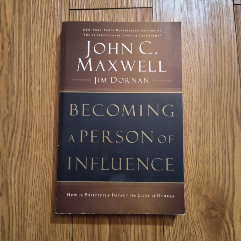 Becoming a Person of Influence