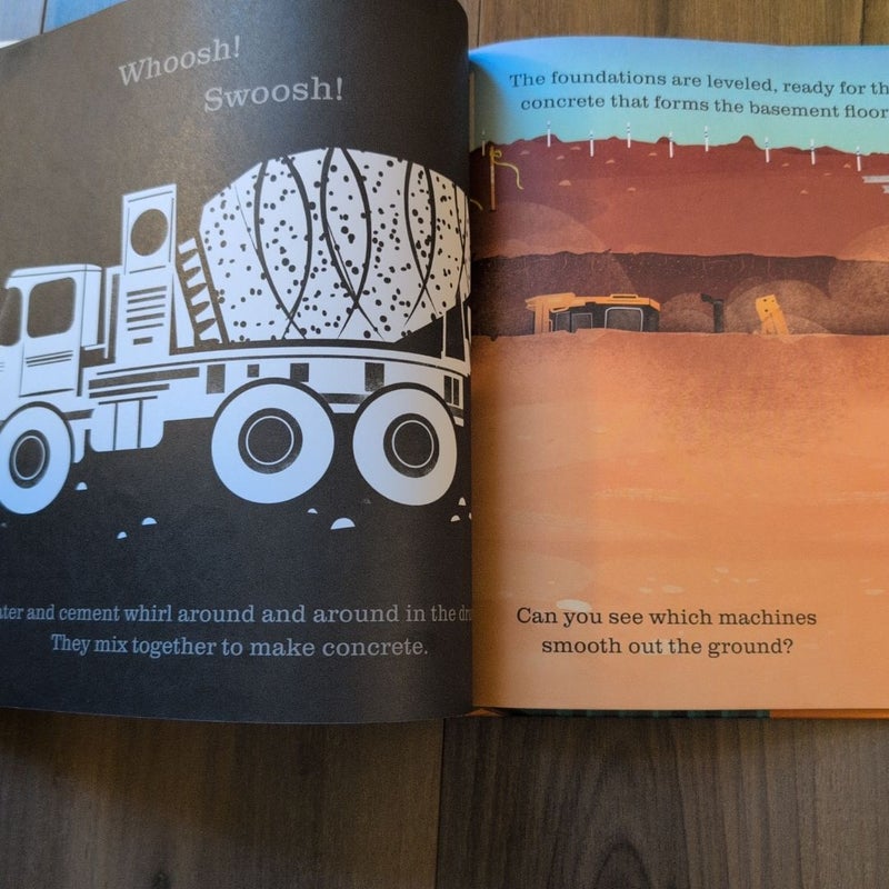 On the Construction Site: A shine -a- light book