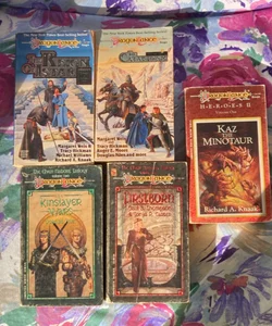 DragonLance 5 book lot 