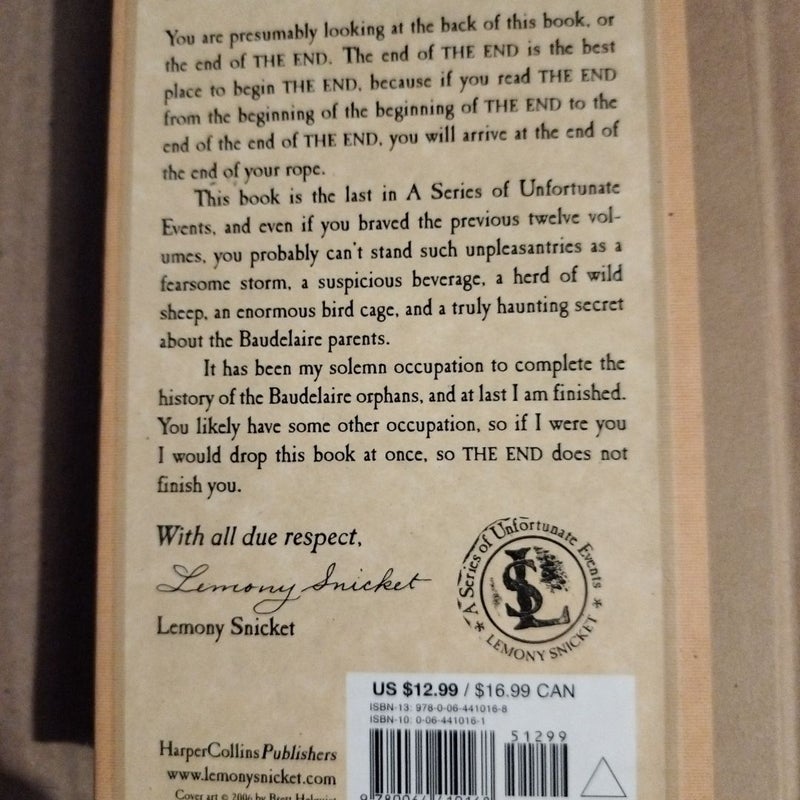 A Series of Unfortunate Events #13: the End