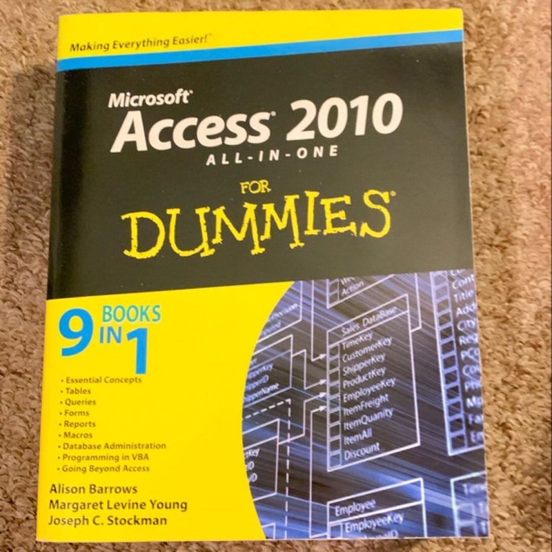 Access 2010 All-In-One for Dummies