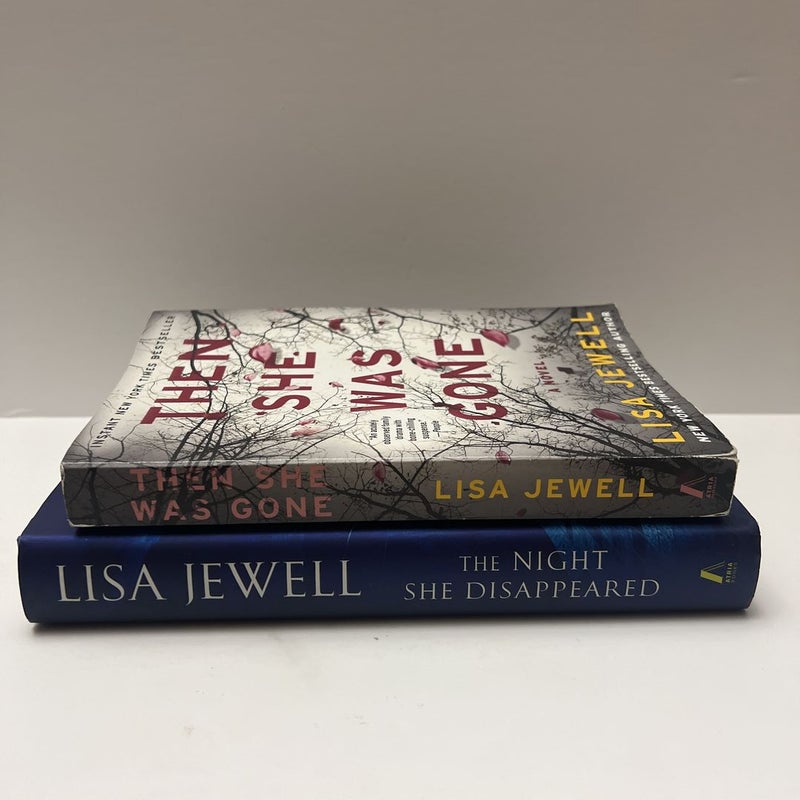 Lisa Jewell (2 Book) Bundle: The Night She Disappeared & Then She Was Gone