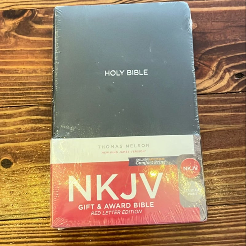 NKJV Gift and Award Bible Red Letter Edition [Black]