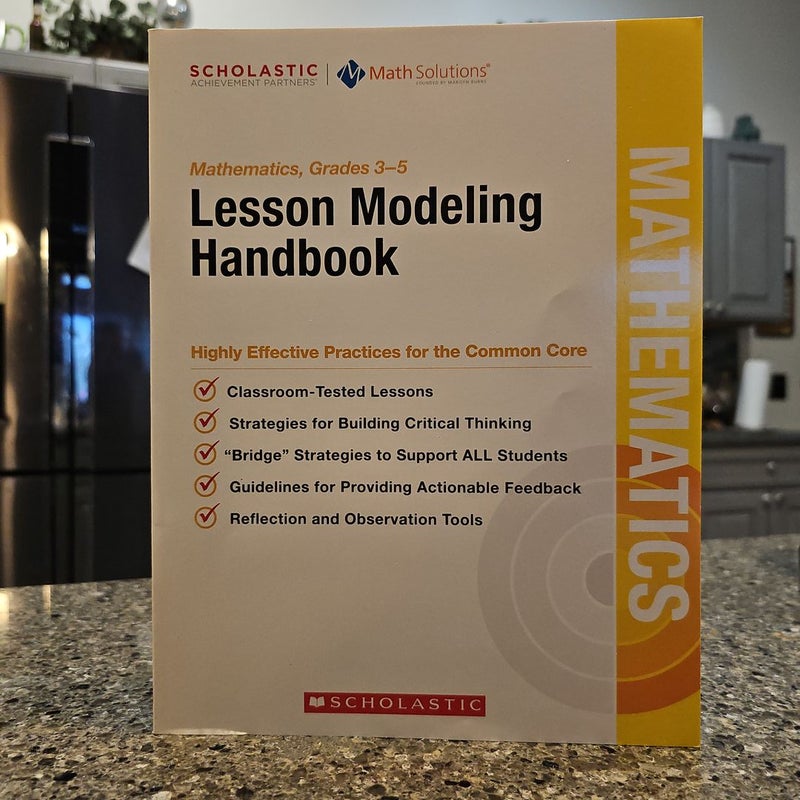 Lesson Modeling Handbook Mathematics, Grades 3-5