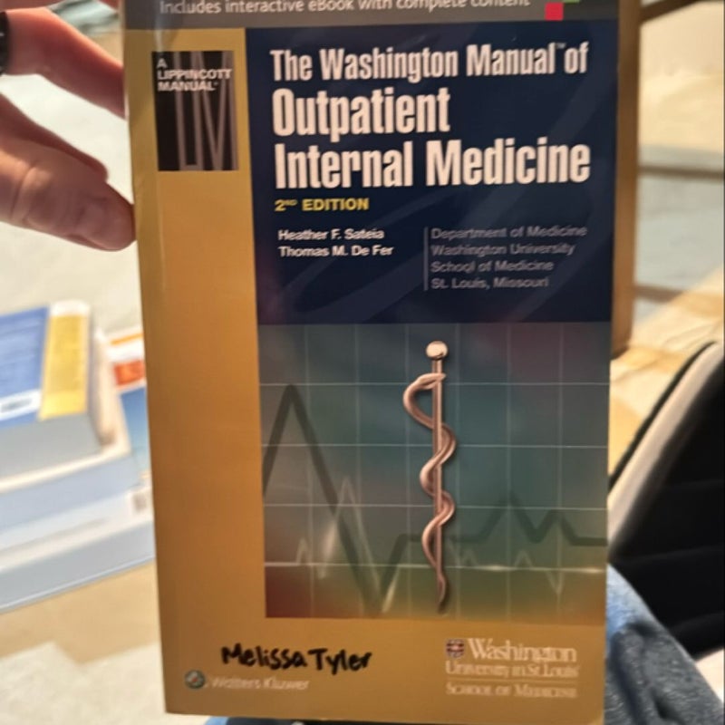 The Washington Manual of Outpatient Internal Medicine