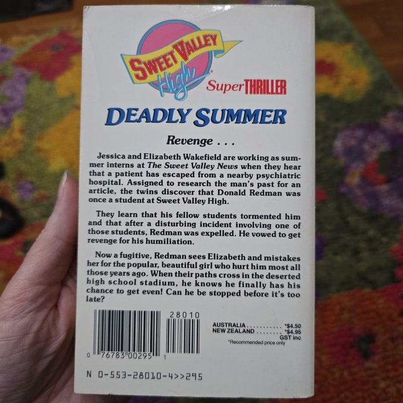 Sweet Valley High Super Thriller: Deadly Summer