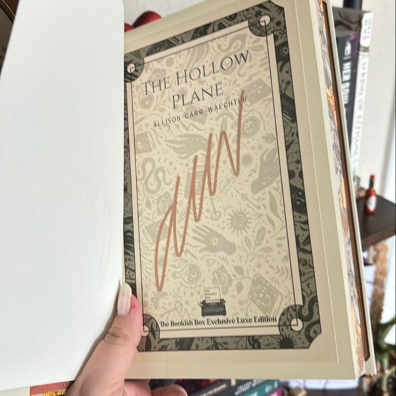 The Hollow Plane (signed Bookish Box edition)