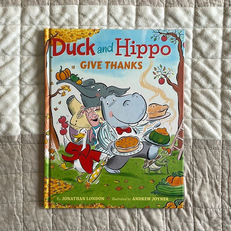Duck and Hippo Give Thanks