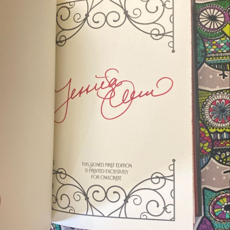 A Forgery of Roses OWLCRATE Signed