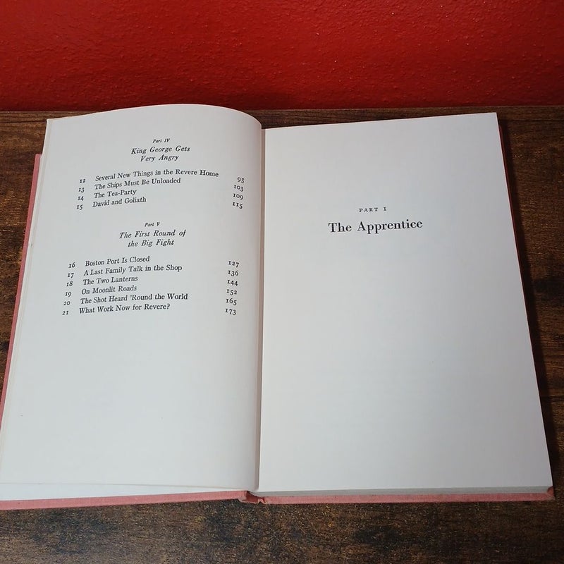 Vintage 1950 Paul Revere and the Minutemen Hardcover Book
