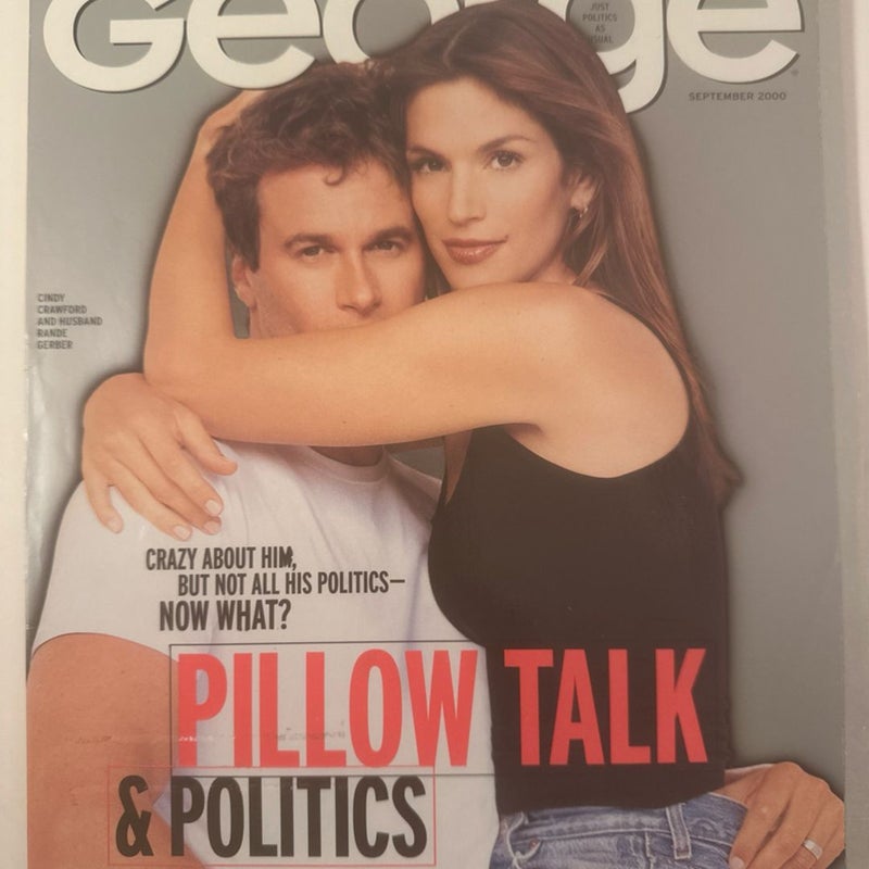 George Magazine - September 2000 - Cindy Crawford - Politics JFK Jr John Kennedy