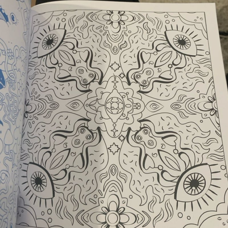 Weed Coloring Book