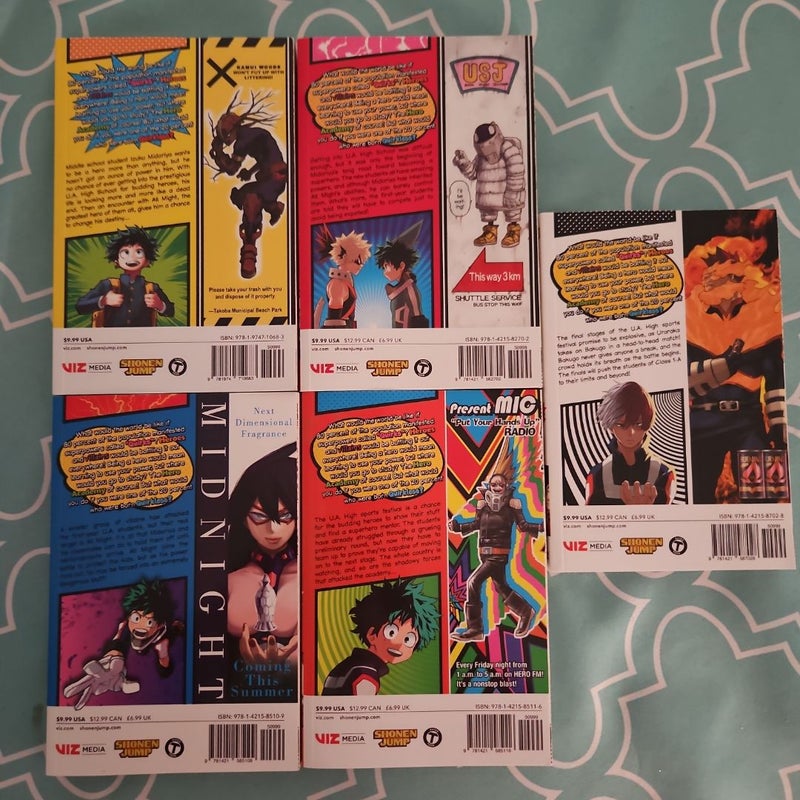 My Hero Academia, Vol. 1-5
