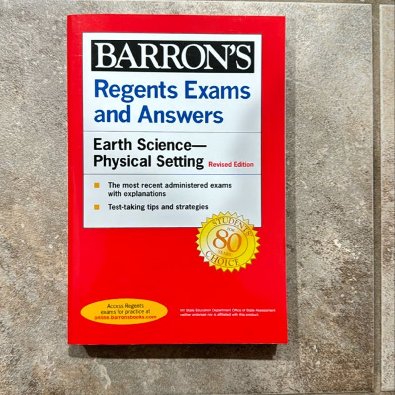 Regents Exams and Answers: Earth Science--Physical Setting Revised Edition