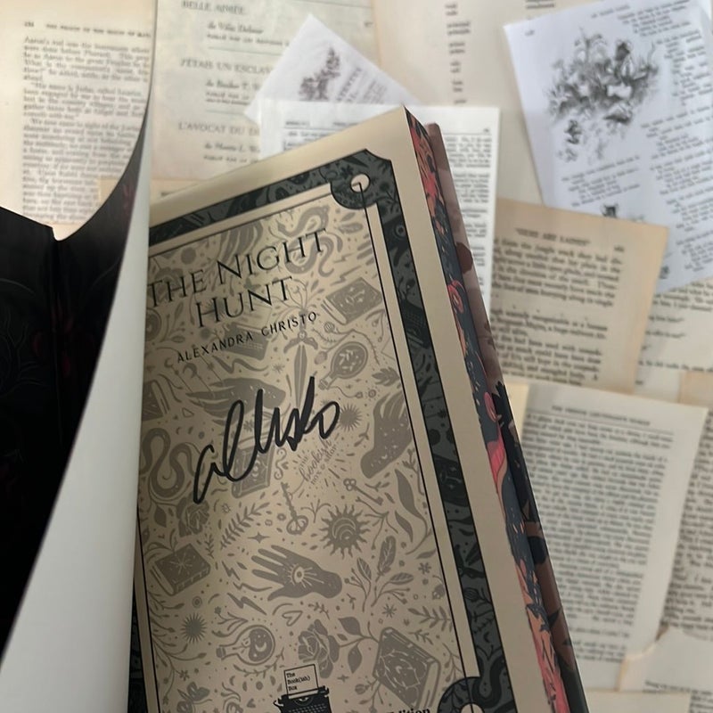 The Night Hunt // the bookish box signed special edition