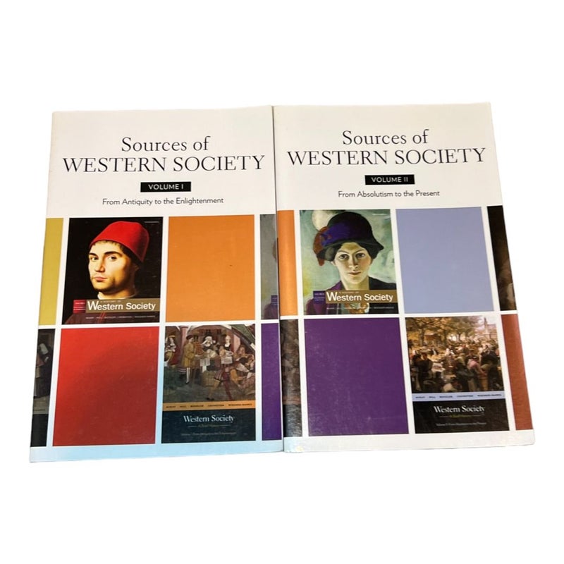 Sources of Western Society Volume 1 & 2