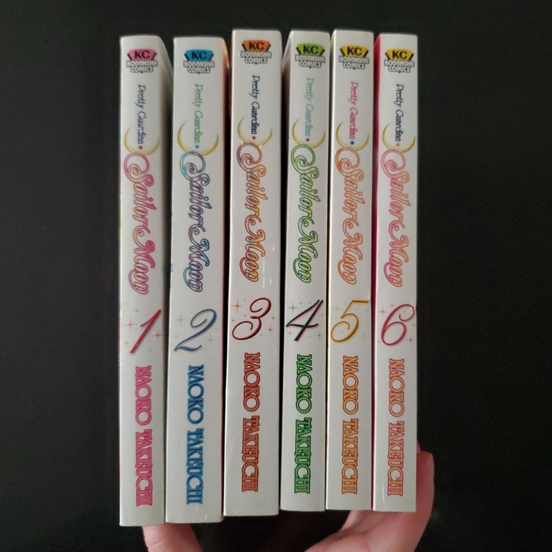 Sailor Moon 1, 2, 3, 4, 5, and 6