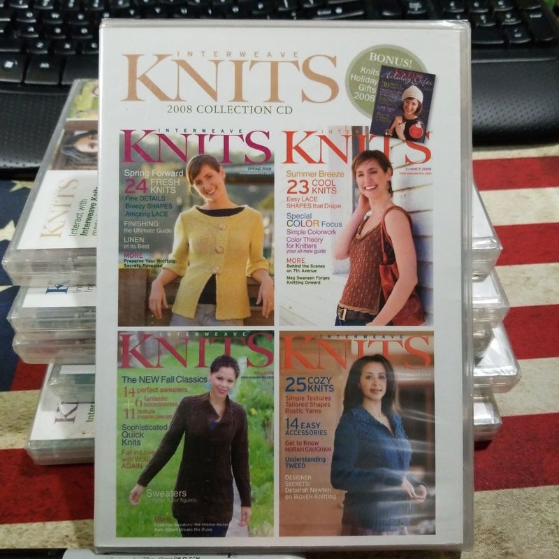 Interweave Knits 2012 Collection Cd (set of 6 collections = 2007-2012). New.