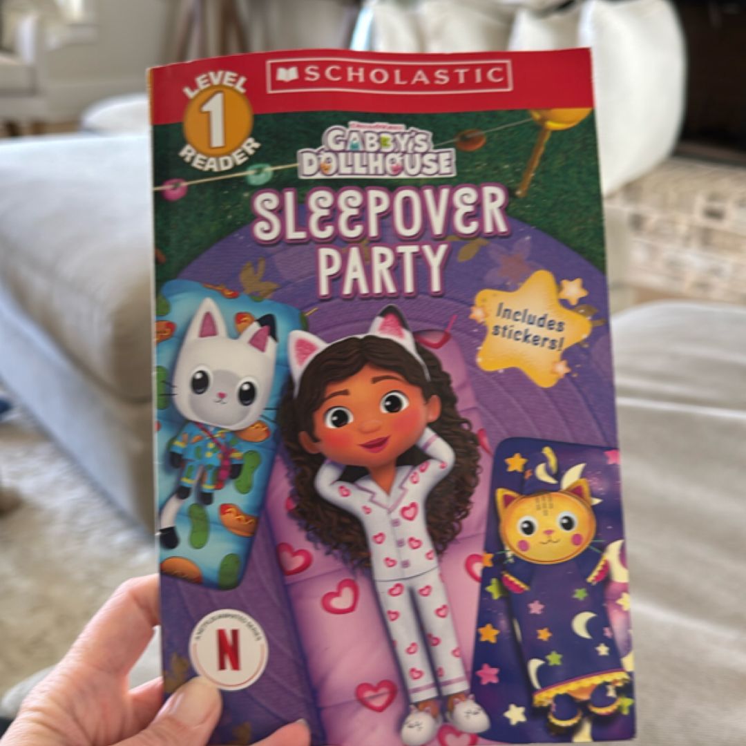 Gabby's Dollhouse: Sleepover Party (Scholastic Reader, Level 1)