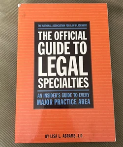 The Official Guide to Legal Specialities