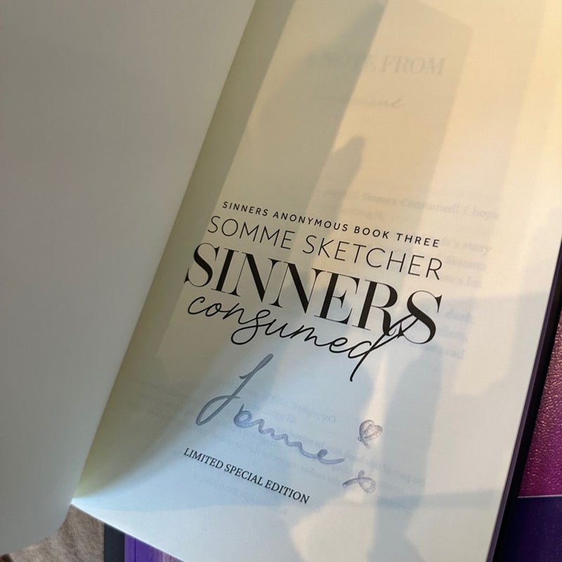 Sinners anonymous series 