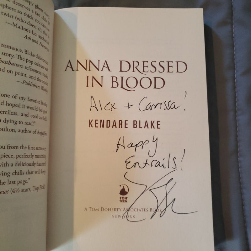 Anna Dressed in Blood (signed)